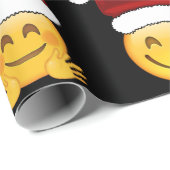 Emoji Kerstmis Cadeaupapier (Rol Hoek)