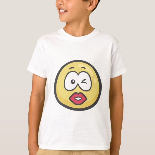Emoji: Kissend Face T-shirt (Voorkant)