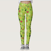 Emoji kleurrijk leggings (Voorkant)