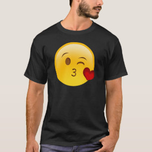emoji-kus-gezicht t-shirt
