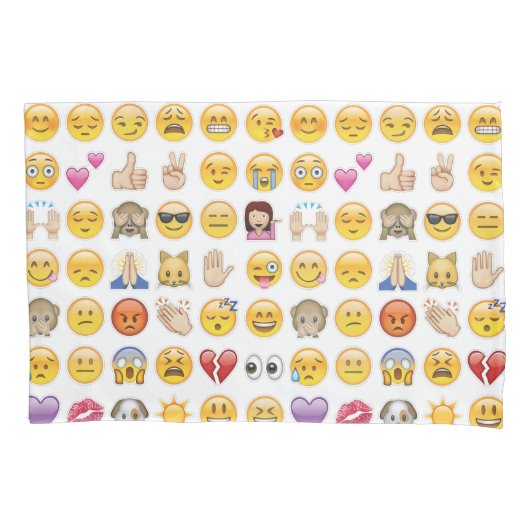 Emoji kussen hoesjes kussensloop (Voorkant)