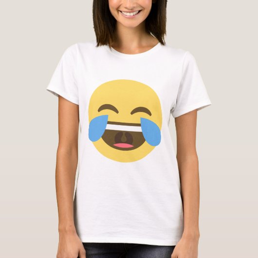 Emoji lacht shirt (Voorkant)