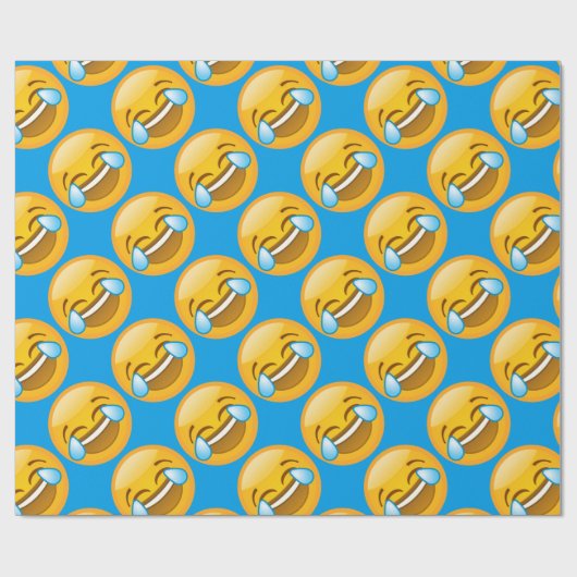 Emoji Laughing Cadeaupapier (Vlak)