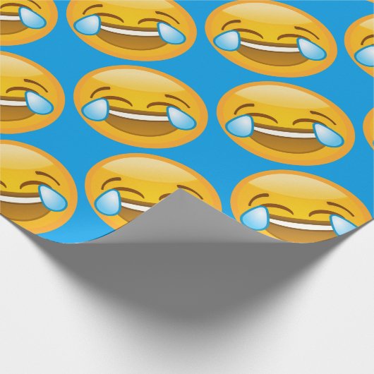 Emoji Laughing Cadeaupapier (Hoek)