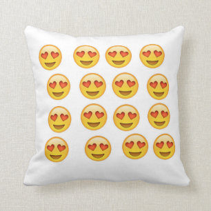 Emoji-liefdeskussens Kussen
