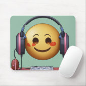 Emoji Lofi Esthetische Muismat – Cute & Chill Bure (Met muis)