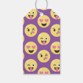 Emoji Love Patroon Cadeaulabel (Voorkant)