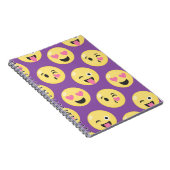 Emoji Love Pattern Notitieboek (Rechterzijde)