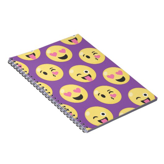 Emoji Love Pattern Notitieboek (Rechterzijde)