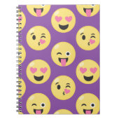 Emoji Love Pattern Notitieboek (Voorkant)