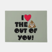 Emoji Love You Deurmat (Voorkant)