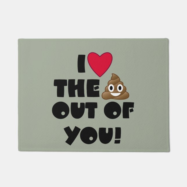 Emoji Love You Deurmat (Voorkant)