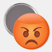 Emoji Mad Face Magneet (Voorkant / Achterkant)