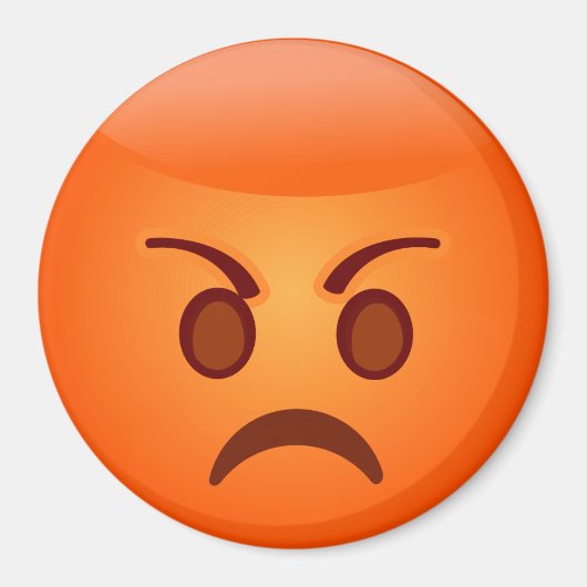 Emoji Mad Face Magneet (Voorkant)