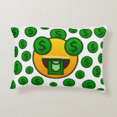 Emoji Madness Accent Kussen (Achterkant)