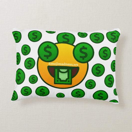 Emoji Madness Accent Kussen (Achterkant)