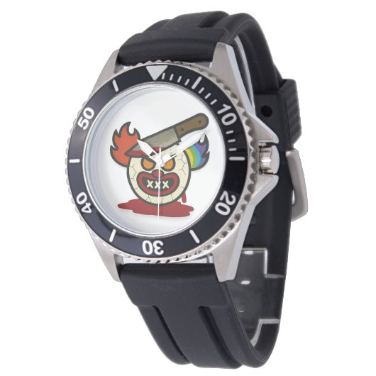 Emoji Madness Horloge (Gekanteld)