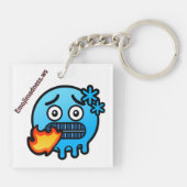 Emoji Madness Sleutelhanger (Achterkant)