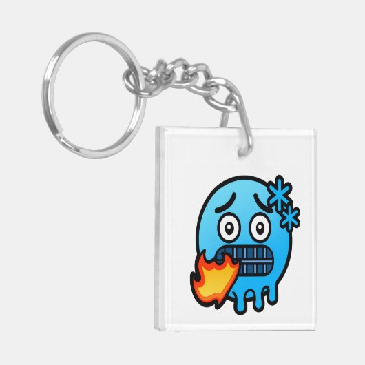 Emoji Madness Sleutelhanger (Voorkant Links)