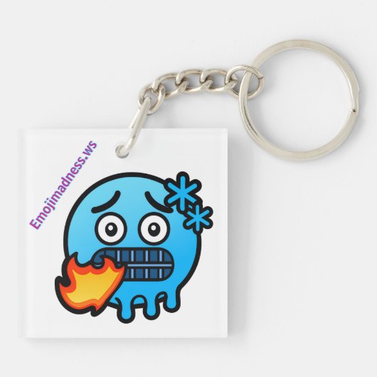 Emoji Madness Sleutelhanger (Achterkant)