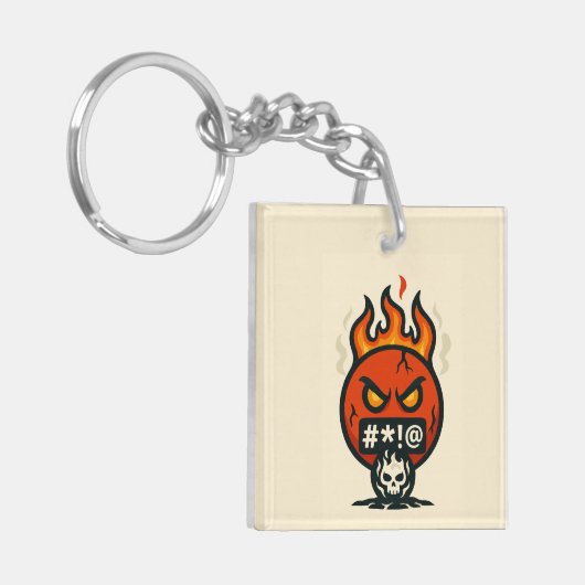 Emoji Madness Sleutelhanger (Voorkant Links)