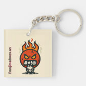 Emoji Madness Sleutelhanger (Achterkant)