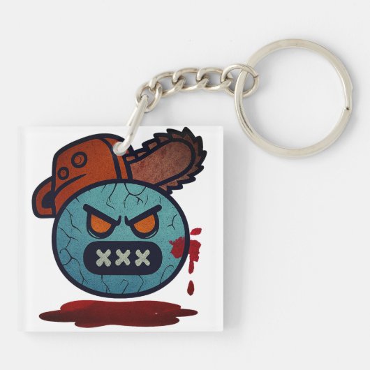 Emoji Madness Sleutelhanger (Achterkant)