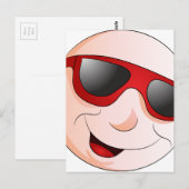 Emoji Man Face Facial Expression Briefkaart (Voorkant / Achterkant)