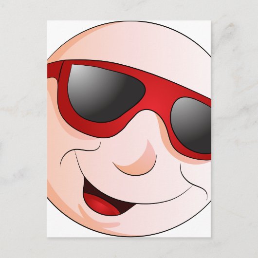 Emoji Man Face Facial Expression Briefkaart (Voorkant)