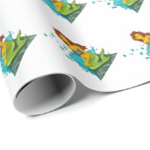 emoji mermaid cadeaupapier (Rol Hoek)