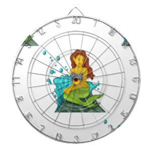 emoji mermaid dartbord