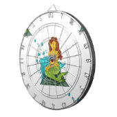 emoji mermaid dartbord (Voorkant Rechts)