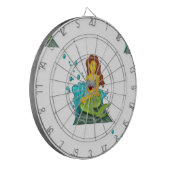 emoji mermaid dartbord (Voorkant Links)