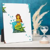 emoji mermaid fotoplaat (Zijkant)