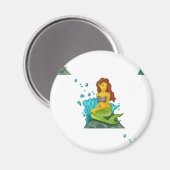 emoji mermaid magneet (Voorkant / Achterkant)