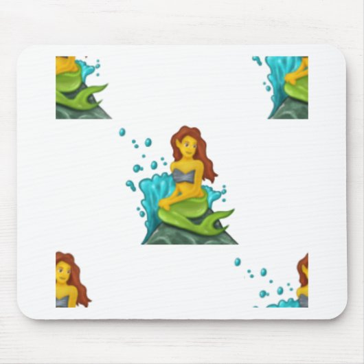 emoji mermaid muismat (Voorkant)