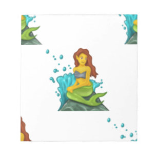 emoji mermaid notitieblok