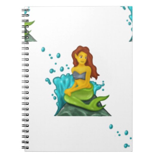 emoji mermaid notitieboek (Voorkant)