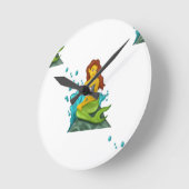 emoji mermaid ronde klok (Hoek)