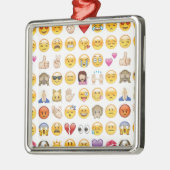 emoji metalen ornament (Links)