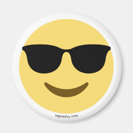 Emoji mit Sonnenbrille cool Magneet