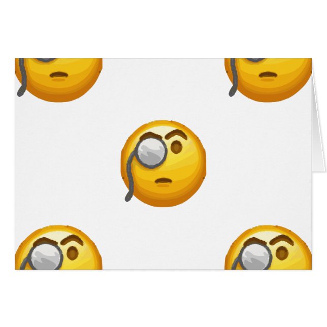 emoji monocle (Voorkant Horizontaal)