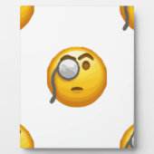 emoji monocle fotoplaat (Voorkant)
