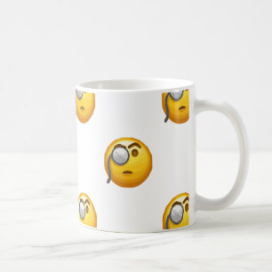 emoji monocle koffiemok