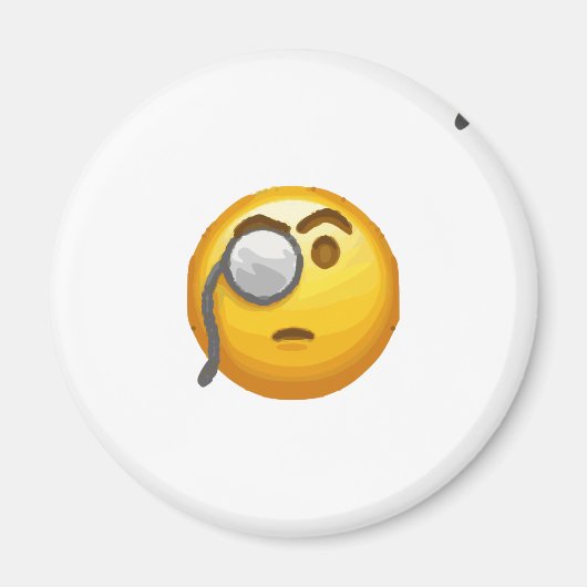 emoji monocle magneet (Voorkant)