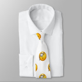 emoji monocle mensdon mannen necktie stropdas (Gebonden)