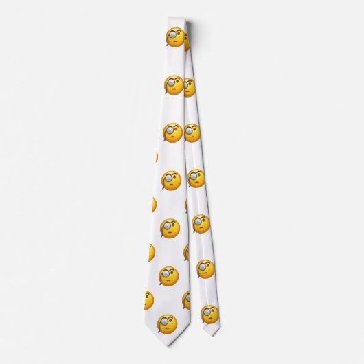 emoji monocle mensdon mannen necktie stropdas (Voorkant)