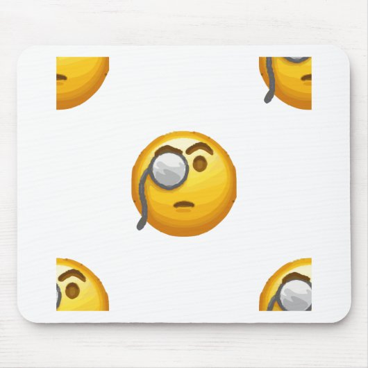 emoji monocle muismat (Voorkant)