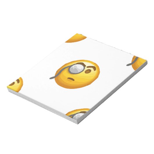 emoji monocle notitieblok (Linkerzijde)
