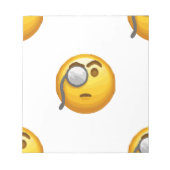 emoji monocle notitieblok (Voorkant)